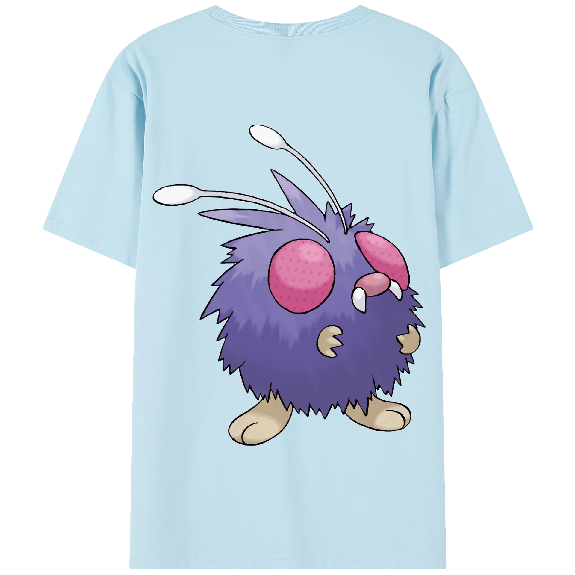 （画像用） ポケットモンスター Pokémon 綿100％半袖Tシャツ（背面プリント）
